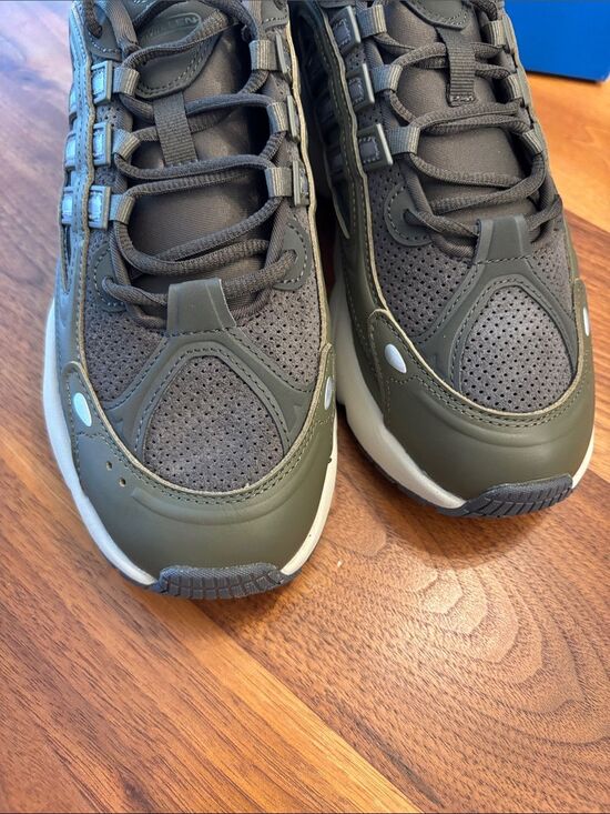 NEW Adidias Ozmillem Green Olive 90s Throwback Shoe Men Size 8.5 main image 10